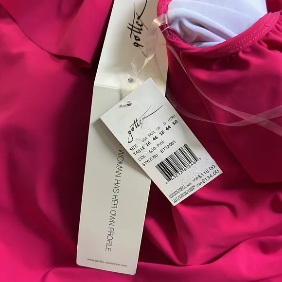 Profile by Gottex
Tutti Frutti Ruffle Tummy Control One Shoulder Swimsuit - Picture 11 of 11